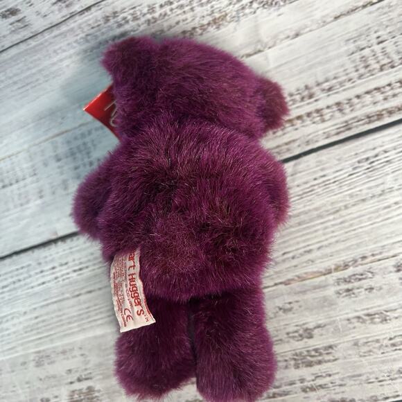 Russ Bear Purple Heart Hugger Berries NEW 8" Pink Heart Purple Teddy Bear - Picture 4 of 13